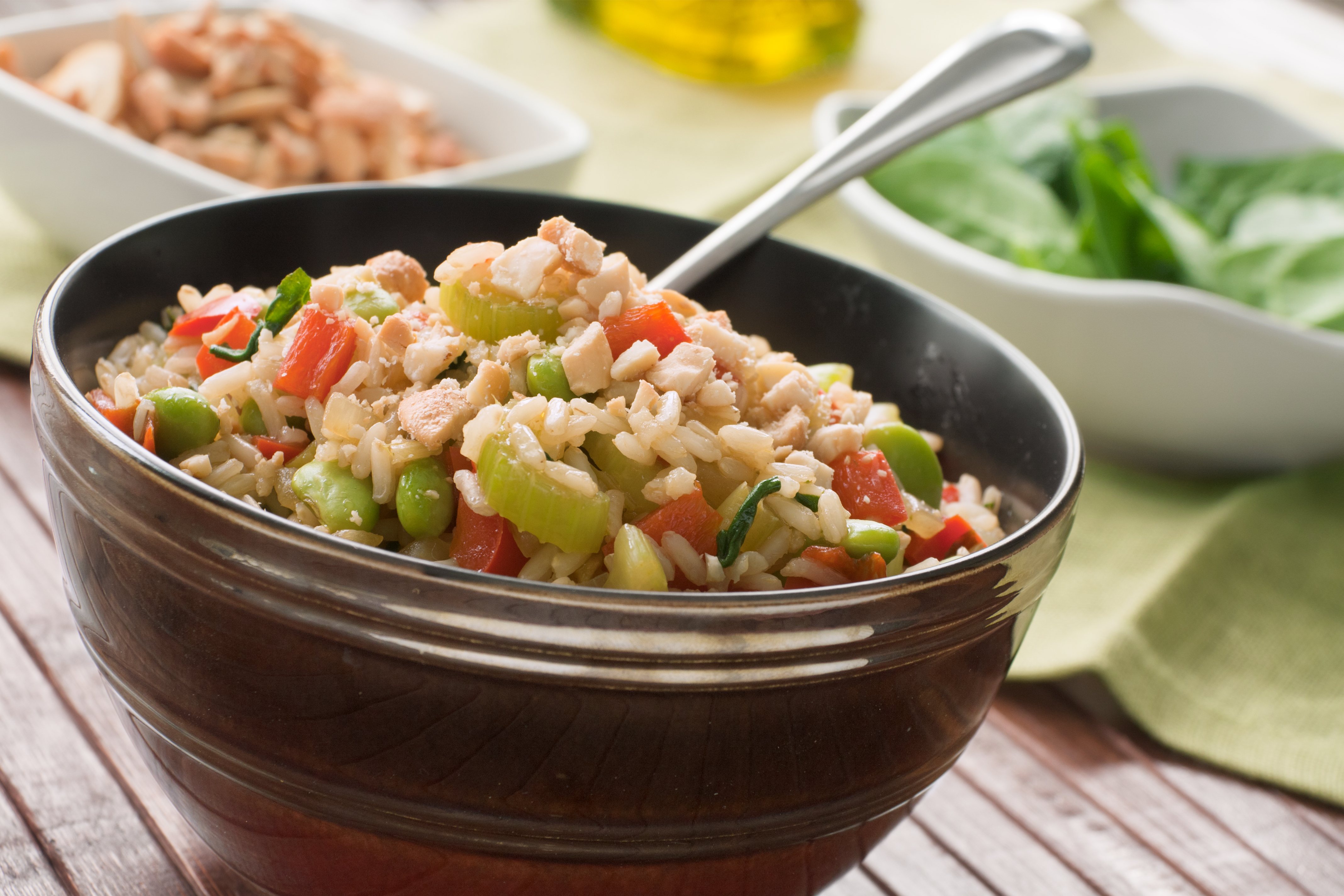 Cashew Ginger Rice Bowl