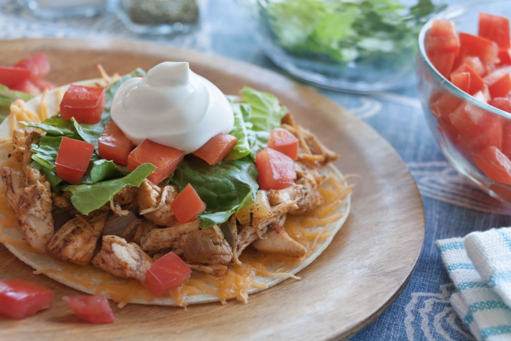 Chicken Tostada