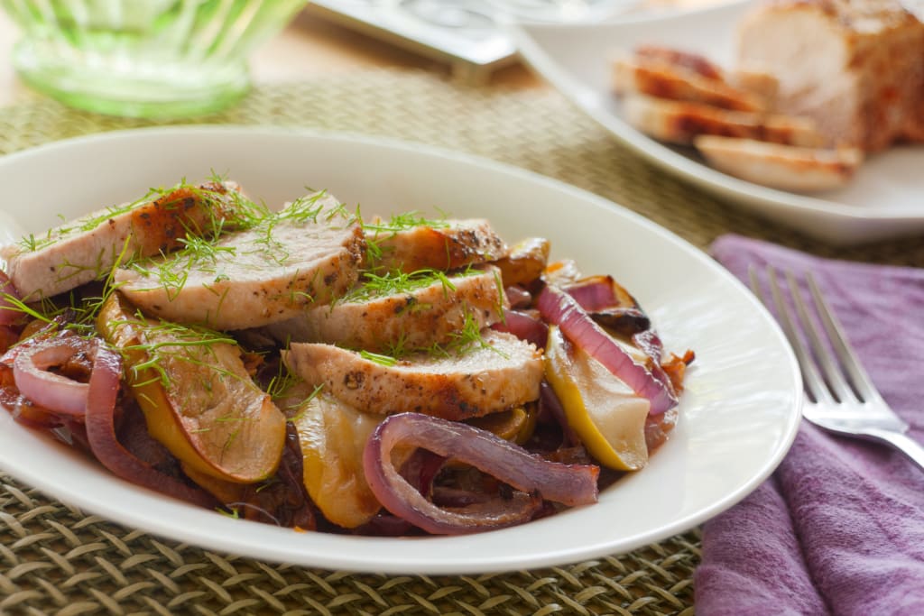 Apple & Fennel Roasted Pork Tenderloin