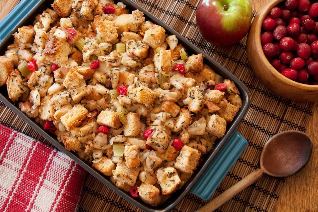 Apple, Onion & Cranberry Stuffing