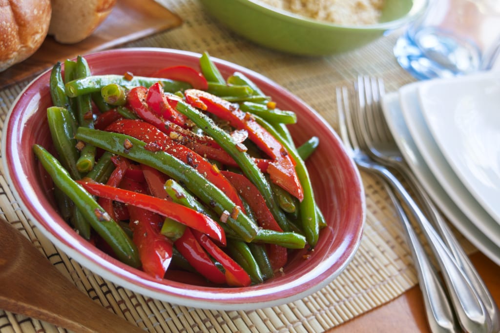 Red Pepper Green Beans