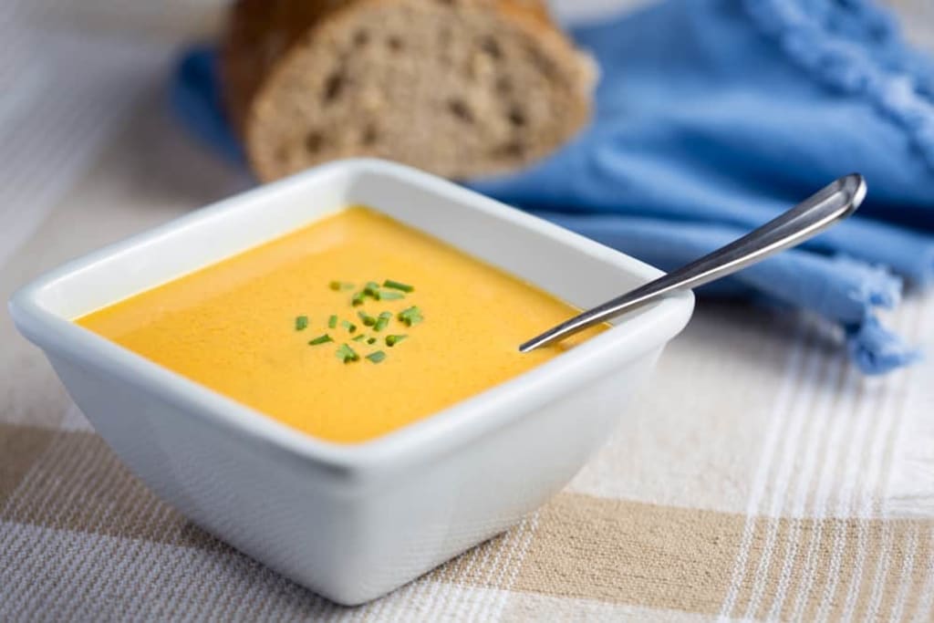 Curried Squash & Apple Bisque With Leek