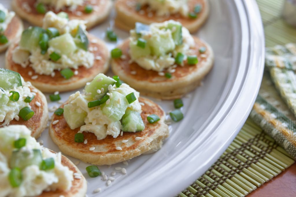 Savory Pancakes For Canapes