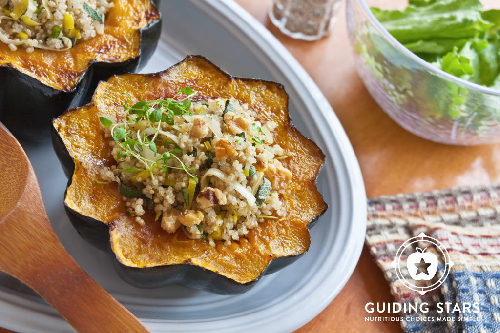 Quinoa-stuffed Acorn Squash