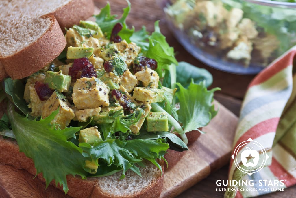 Curried Turkey And Avocado Salad Sandwich